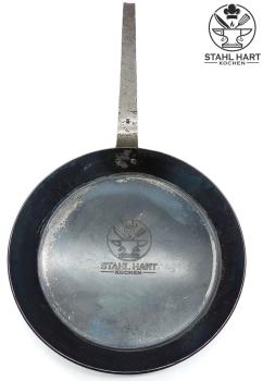 Eisenpfanne geschmiedet Ansicht von oben