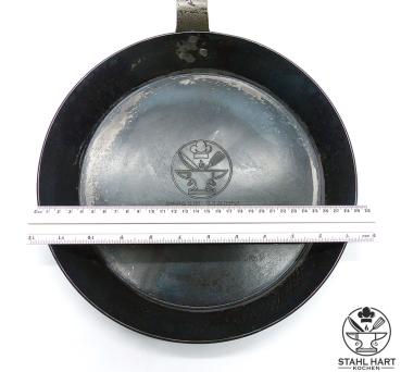 Preview: Eisenpfanne geschmiedet mit Lineal