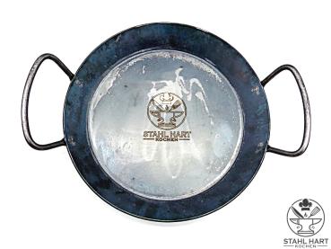 Eisenpfanne mit zwei Griffen