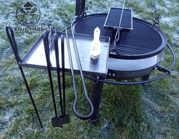Preview: Schwenkgrill mit Feuerschüssel