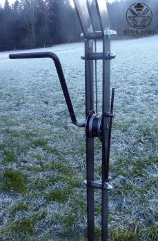 Schwenkgrill mit Feuerschüssel