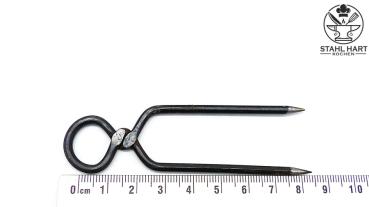 Preview: Grillspieß mit zwei Spießen klein 85 mm