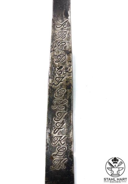 Beschriftung Ihrer Pfanne