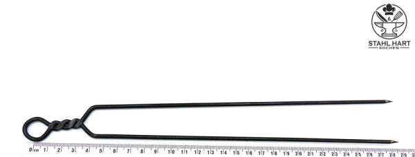 Grillspieß mit zwei Spießen groß 290 mm